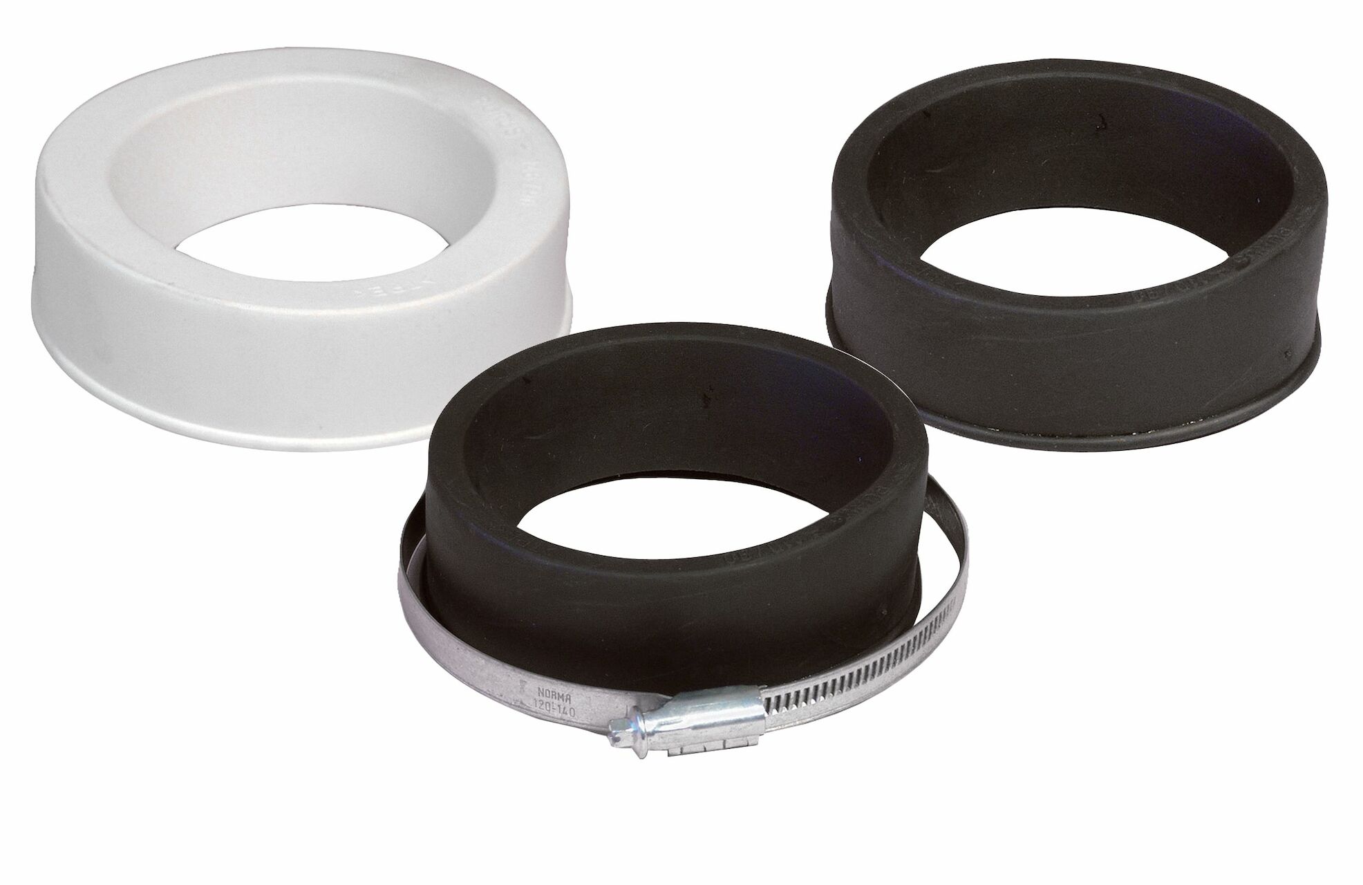 3106580 WC Manschett 146/90 med slangklämma