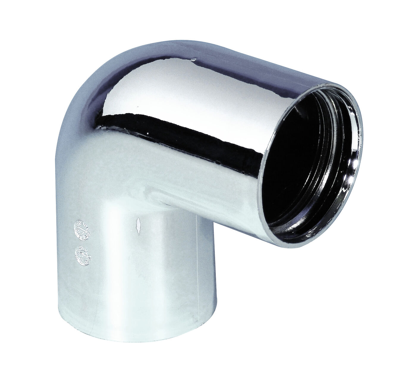 2910467 Böj 90 Ø40 instick krom