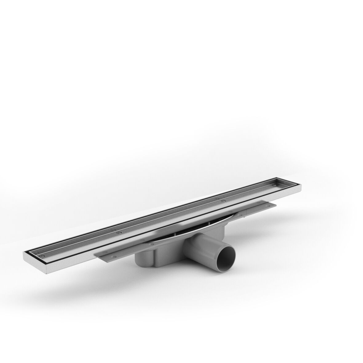 Tile+50+l%C3%A5g Purus Line Tile Insert 600 Ø50 lavt sideutløp