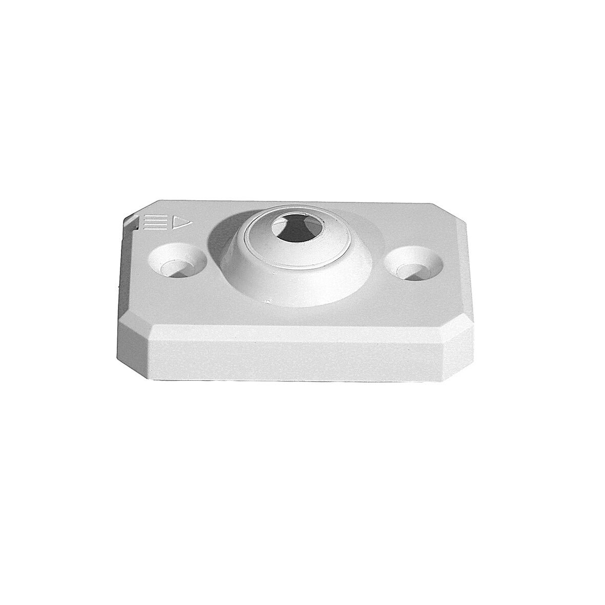 3833457 Våtrumsbricka Aqua-tät enkel vit