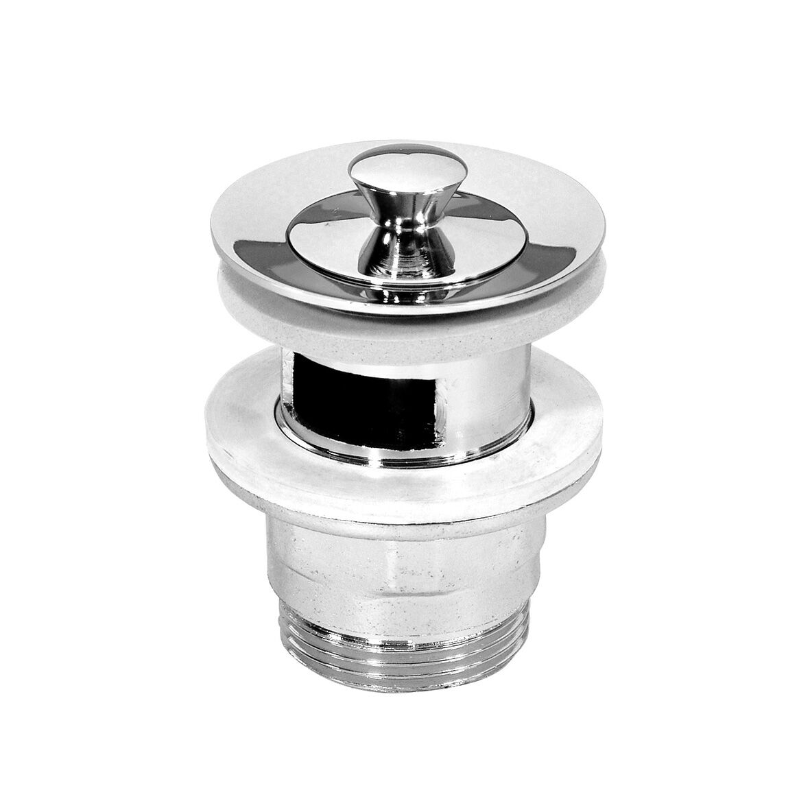 Vippventil med bräddavlopp G32, förkromad mässing