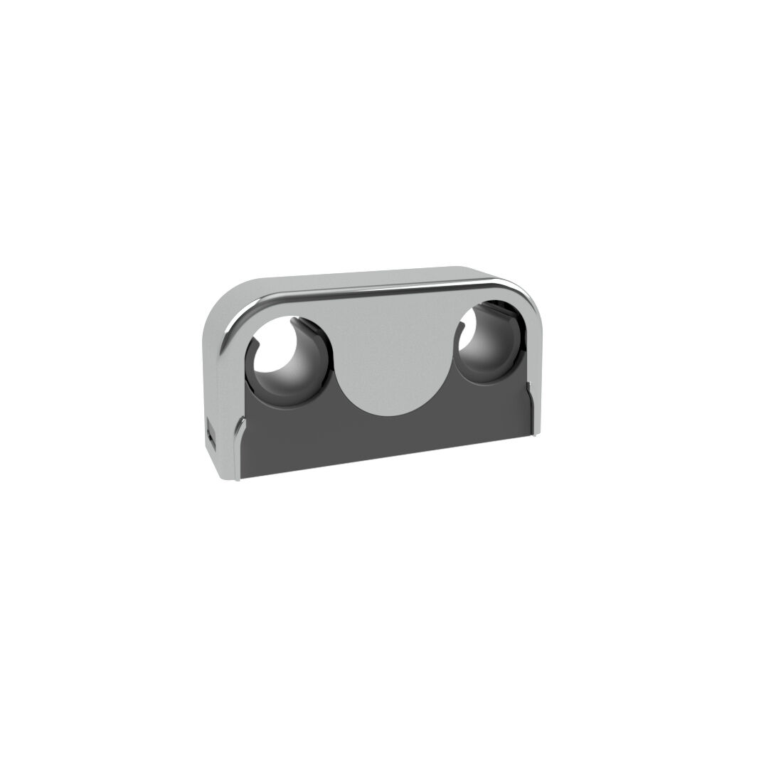 3858058 Purus Clip rörklammer c/c 40 Ø12/15/16 krom