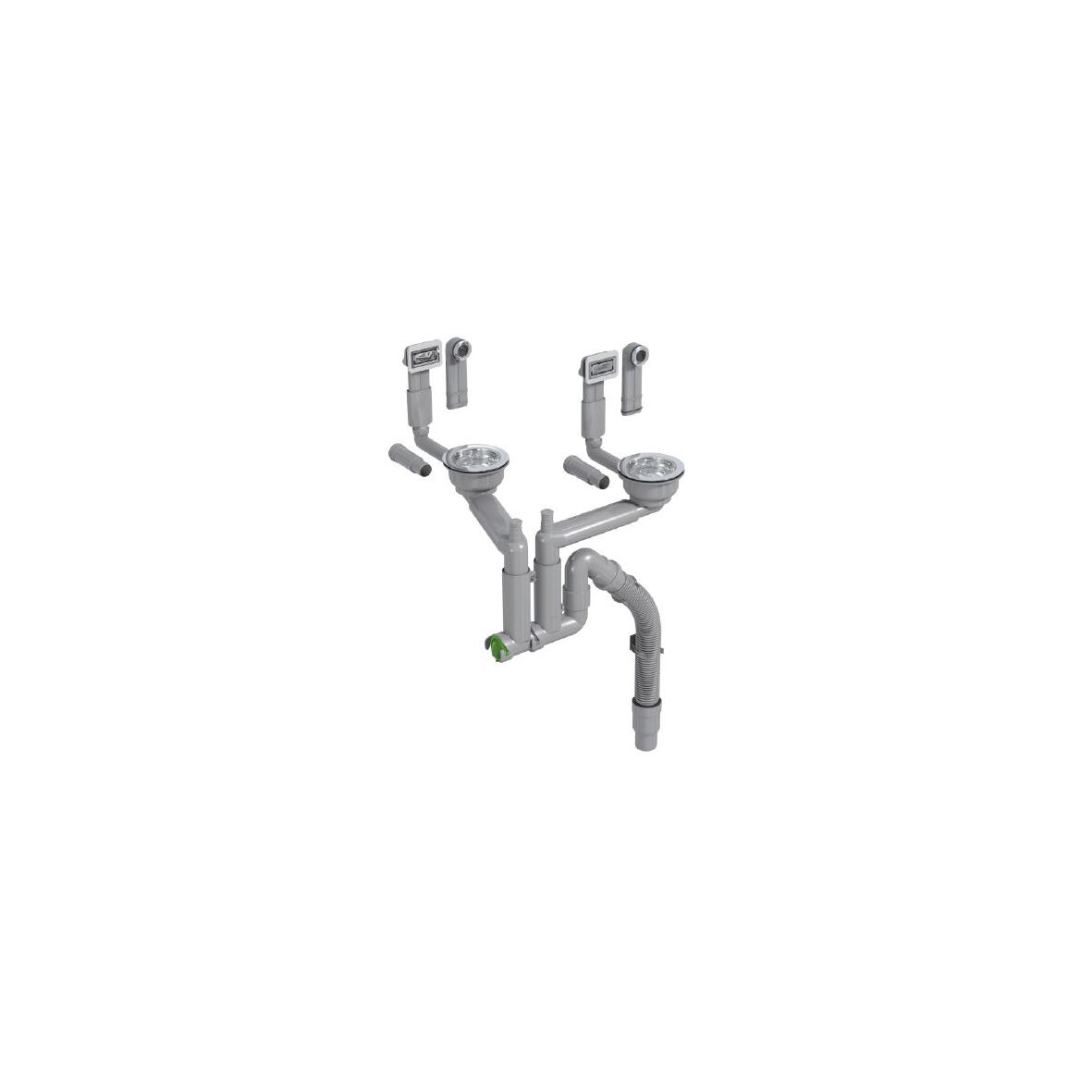 602509-Dubbelt-smartloc Vattenlåssats dubbel Smartloc komplett